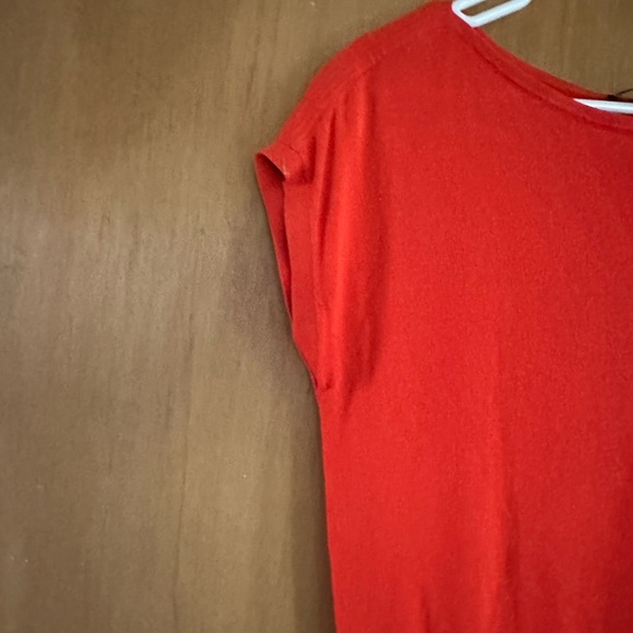EUC Ann Taylor orange top - Picture 2 of 5